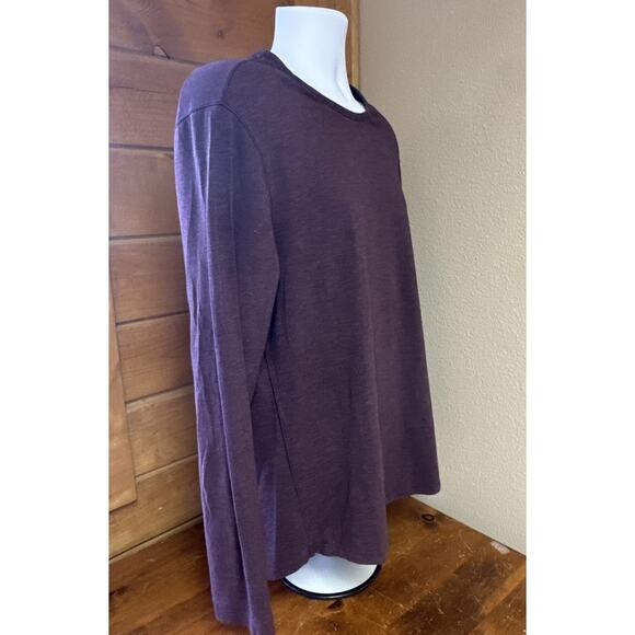 LuluLemon Men’s Large Long Sleeve Athletic Pullover Shirt Active Sporty EUC - Picture 5 of 8